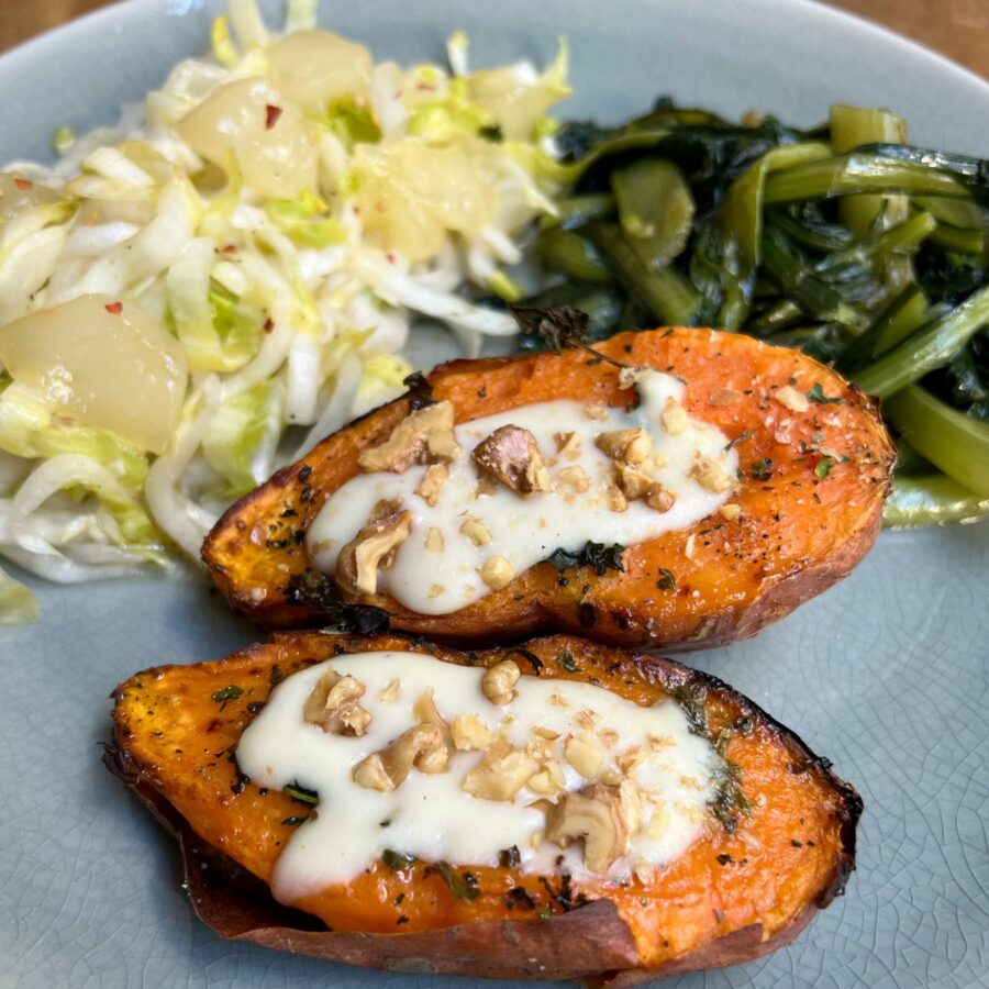 Vegan sweet potato
