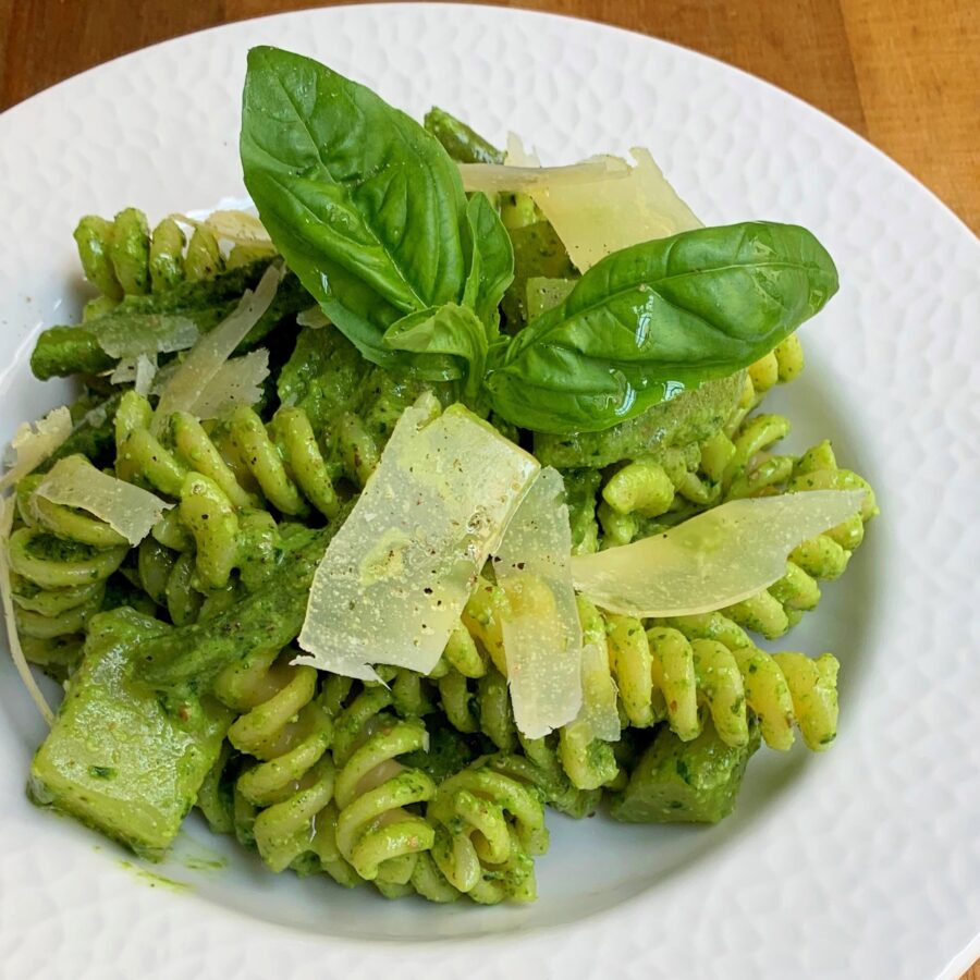 Fusilli al pesto pazzo
