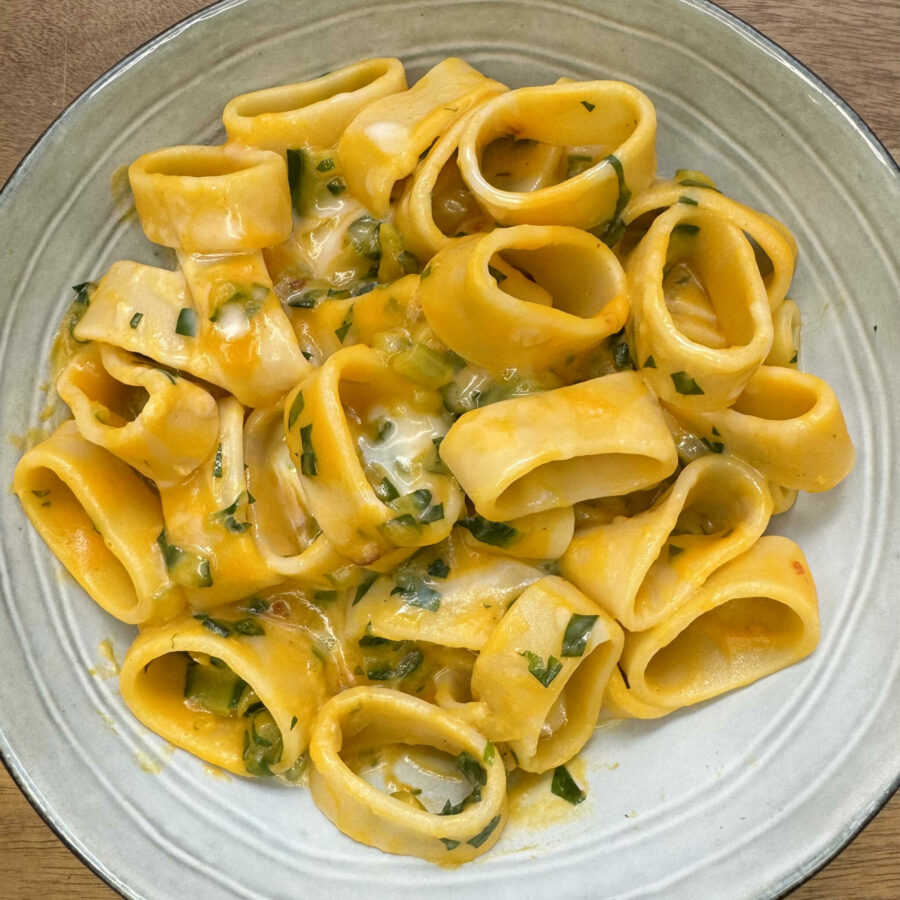 Pump(kin) up the pasta!