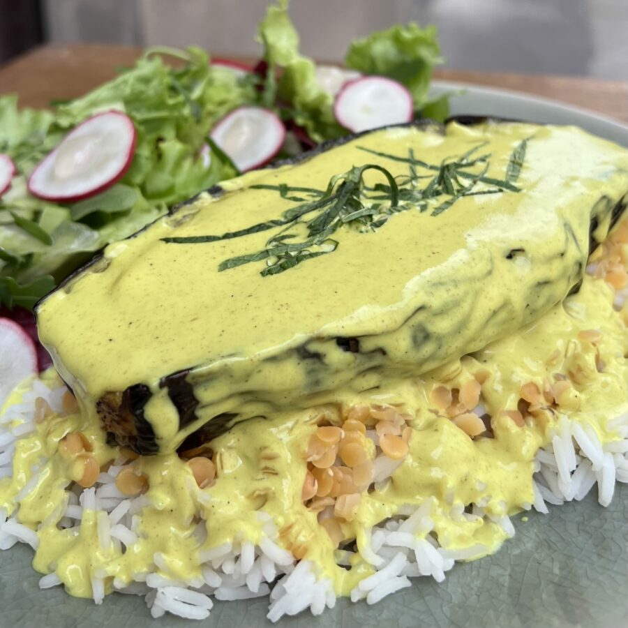 Melanzana al curry